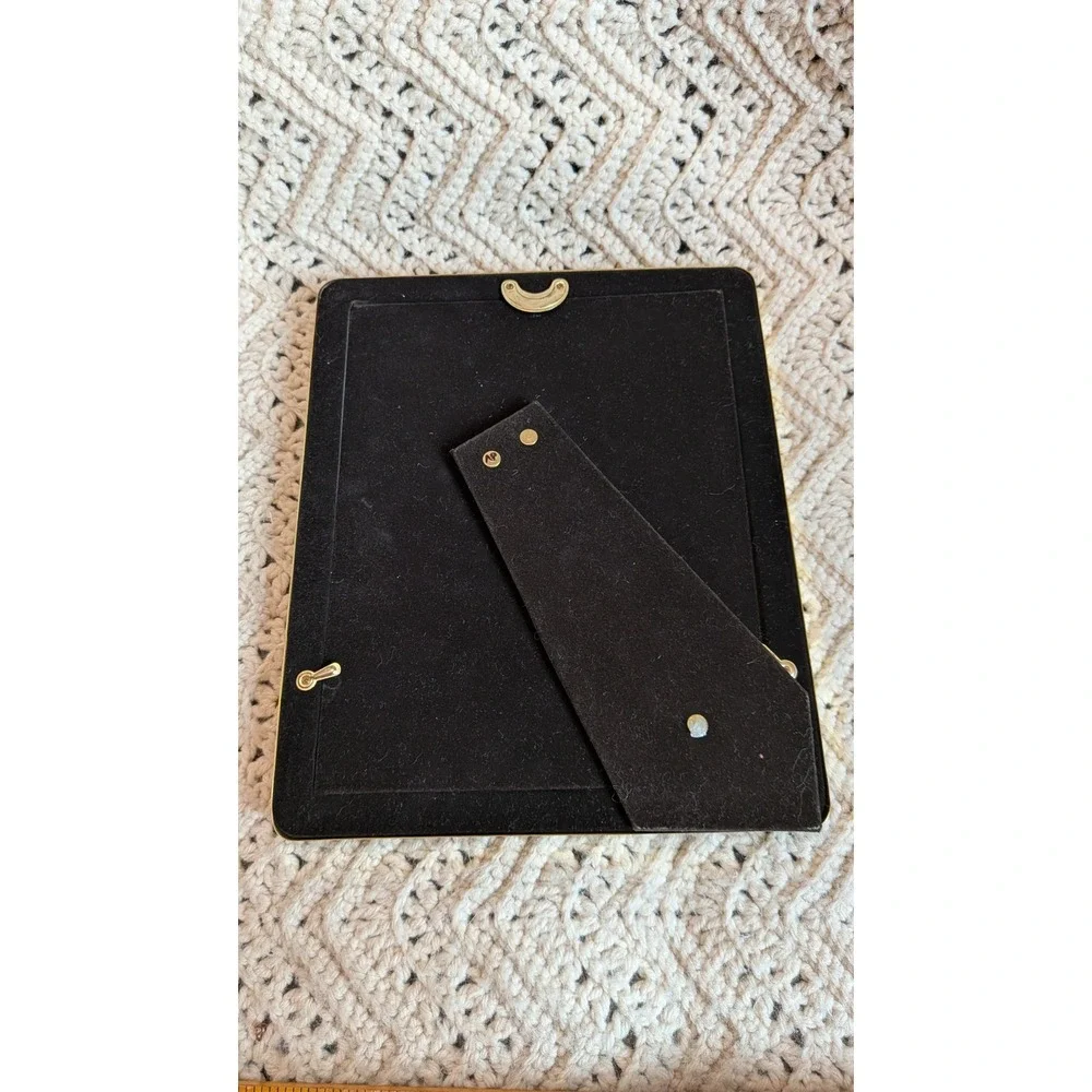 Fetco International Solid Brass 8x10 Photo Frame Gold Hand Polished Vintage